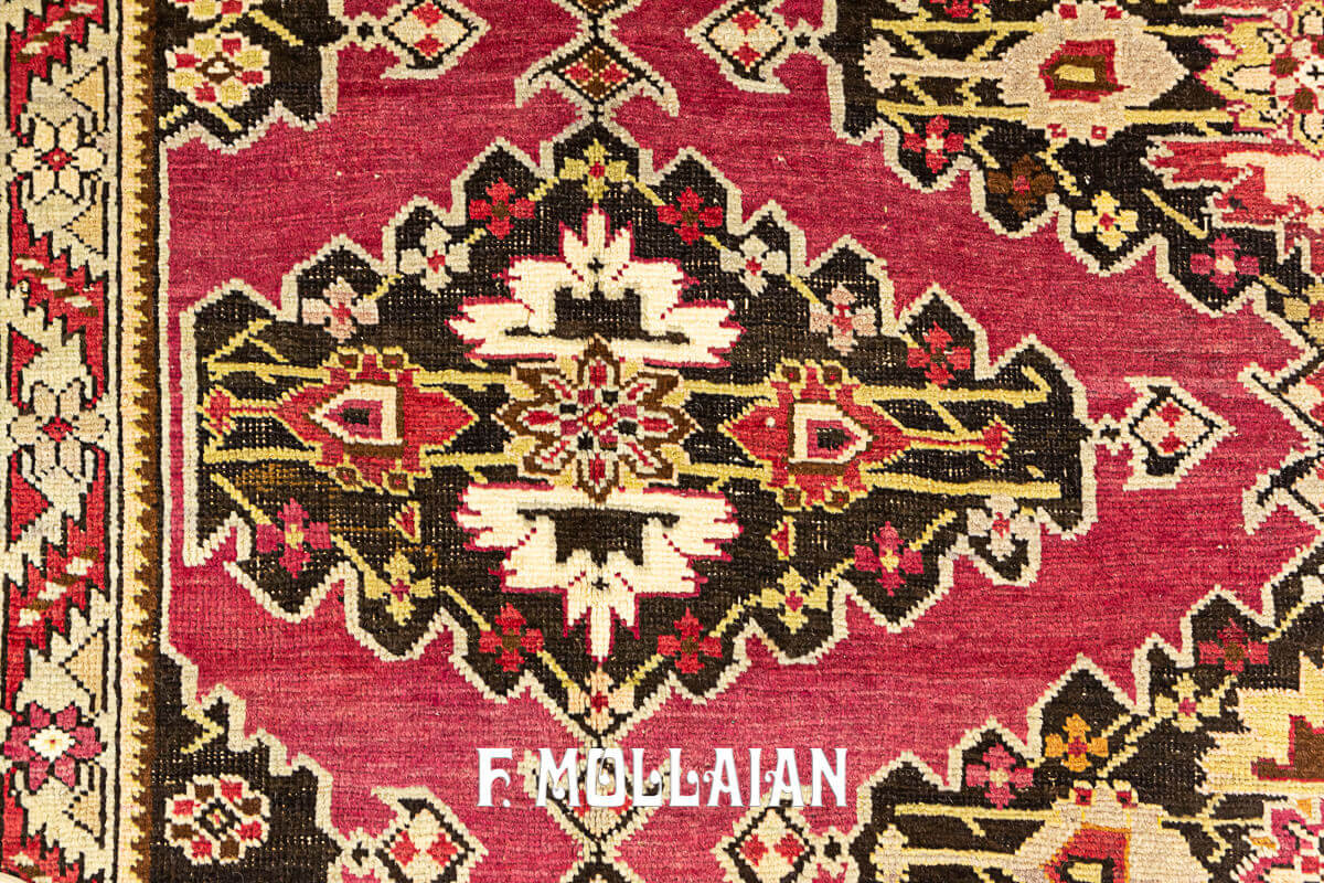 Antique Very Long Karabakh (Qarabağ) Kalle Size All-Over Caucasian Carpet n°:20028823